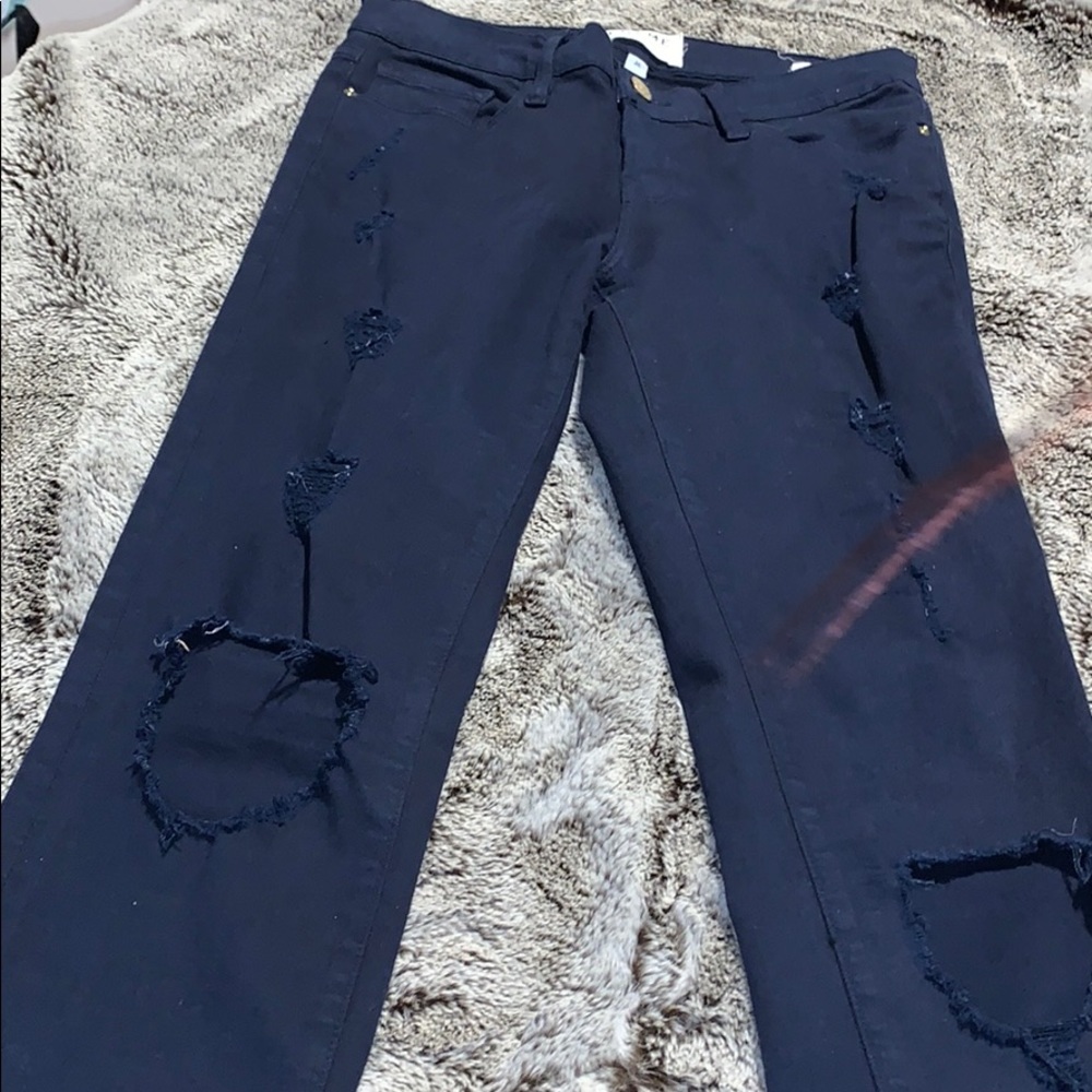 Frame Le Skinny De Jeanne Jeans Deep Blue Dive